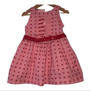 Baby Guess NWT Beautiful heart dress size 24M SET